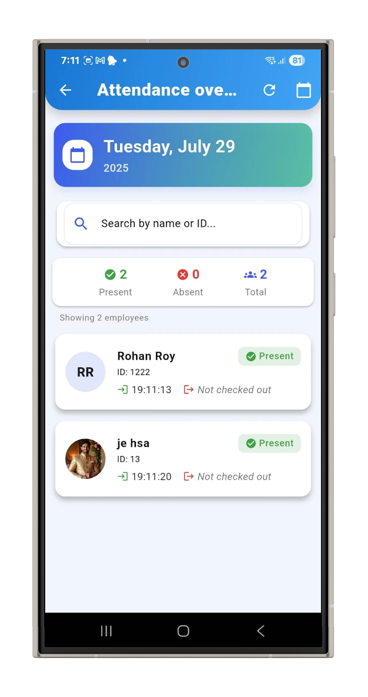 StaffSuite Admin – Workforce Management Dashboard screenshot