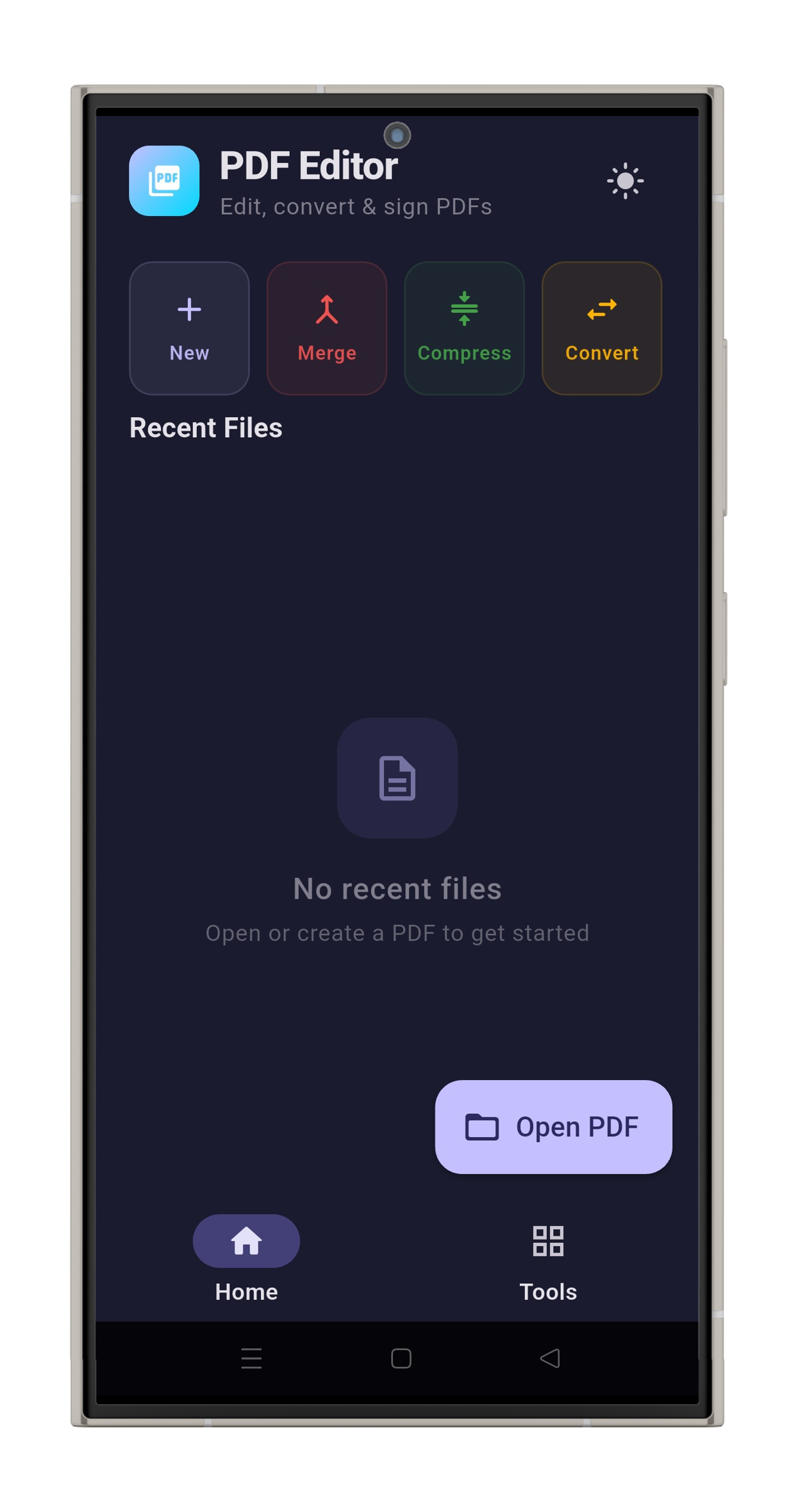 PDF Editor – Edit, Convert & Sign PDFs screenshot